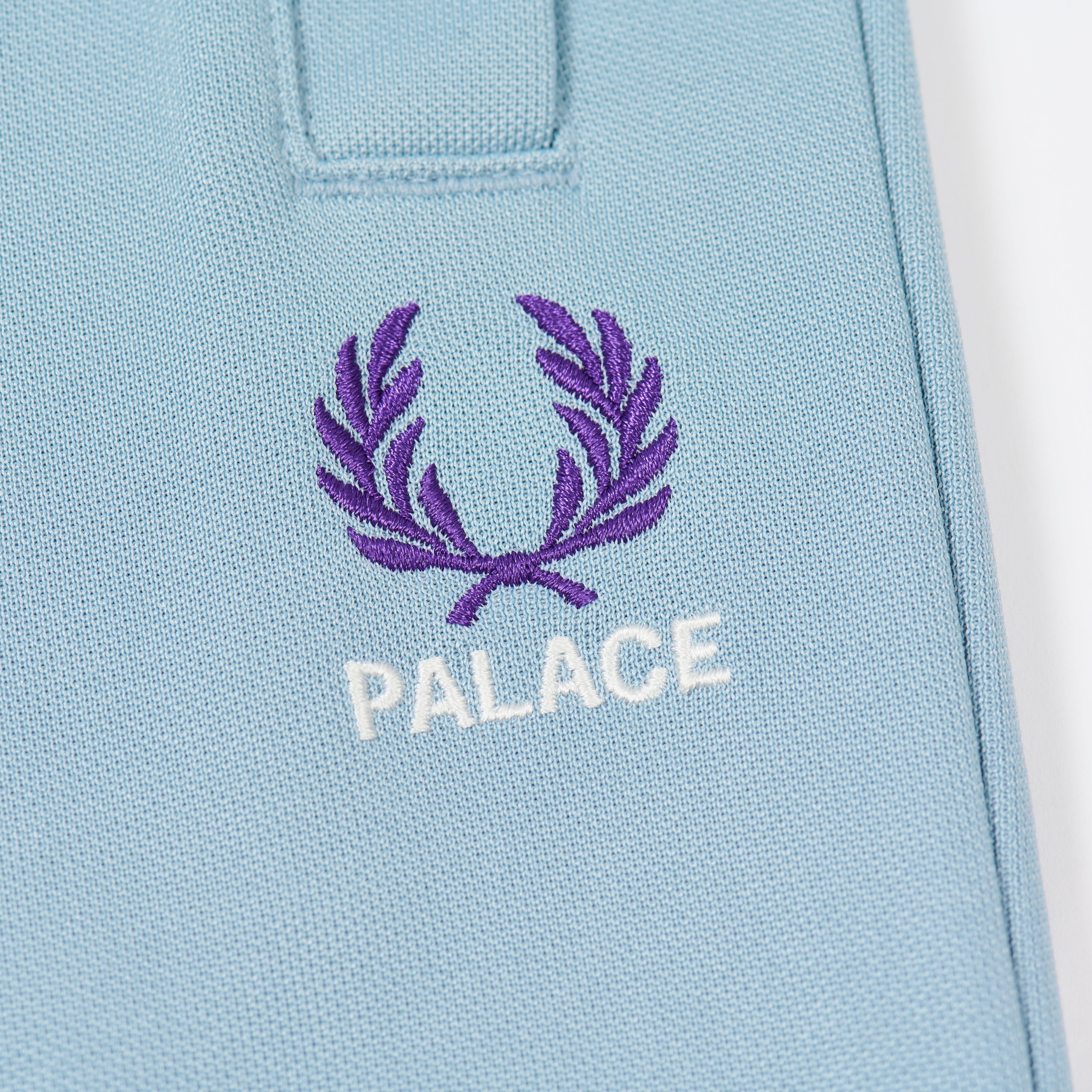 PALACE FRED PERRY TRACK PANT DUSTY BLUE - 3
