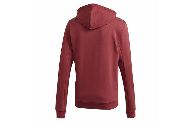 Men's adidas Hooded Pullover Long Sleeves Red FT8414 - 2