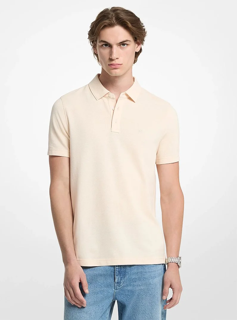 Pima Cotton Piqué Polo Shirt - 1