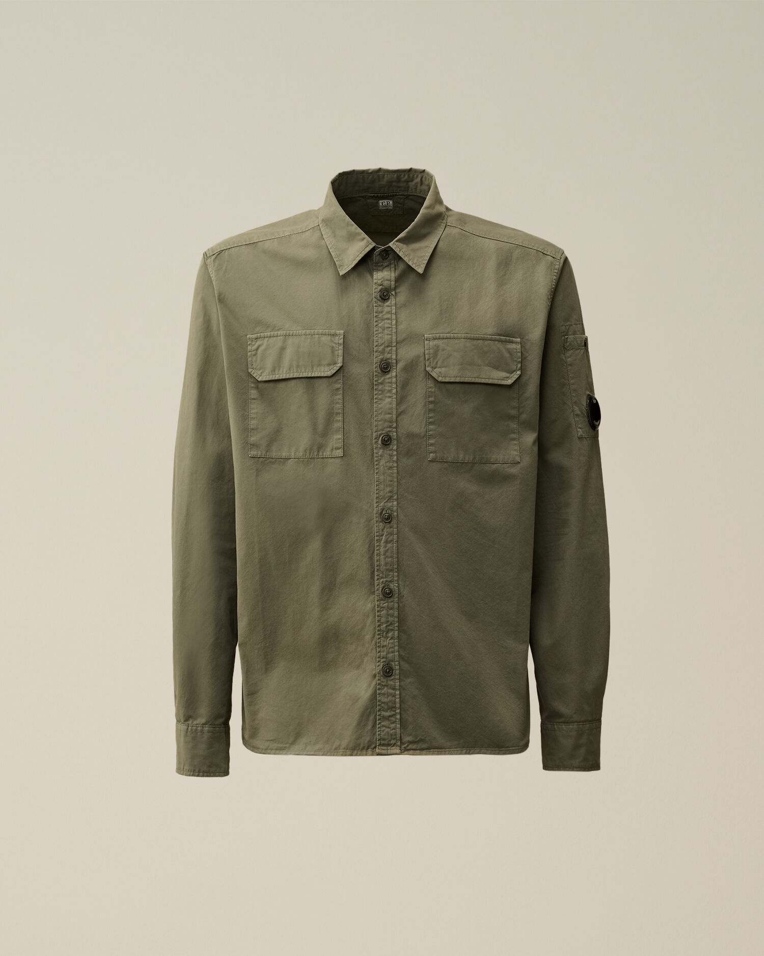Organic Gabardine Buttoned Lens Shirt - 1