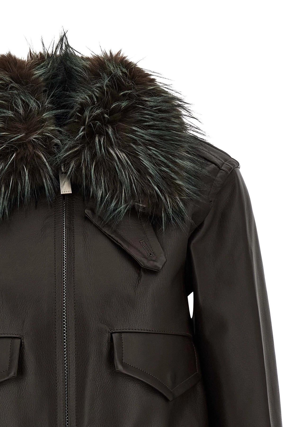 2 in 1 leather jacket - 4