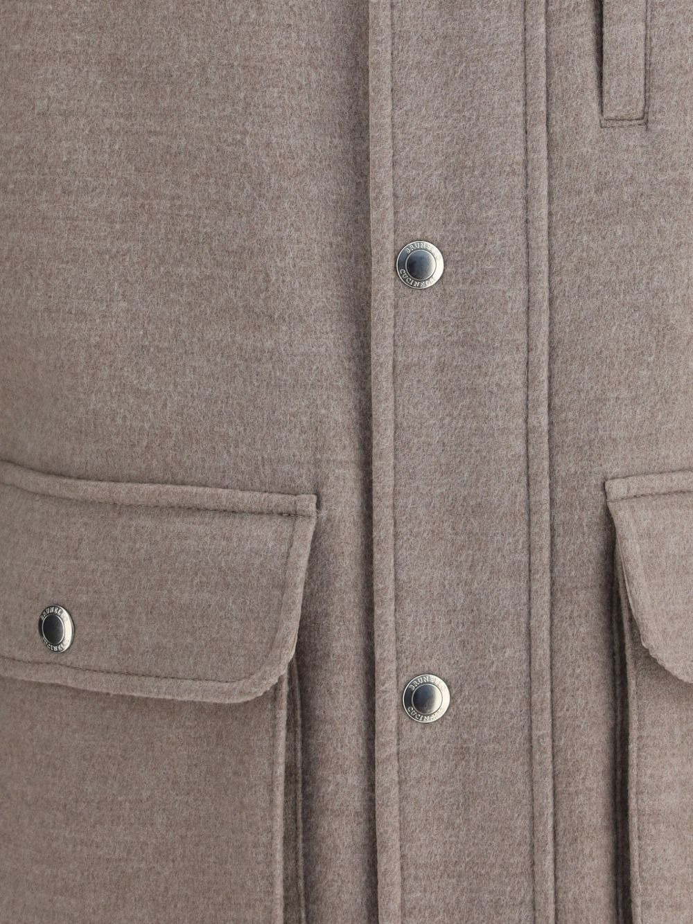 high-collar flap-pocket jacket - 4