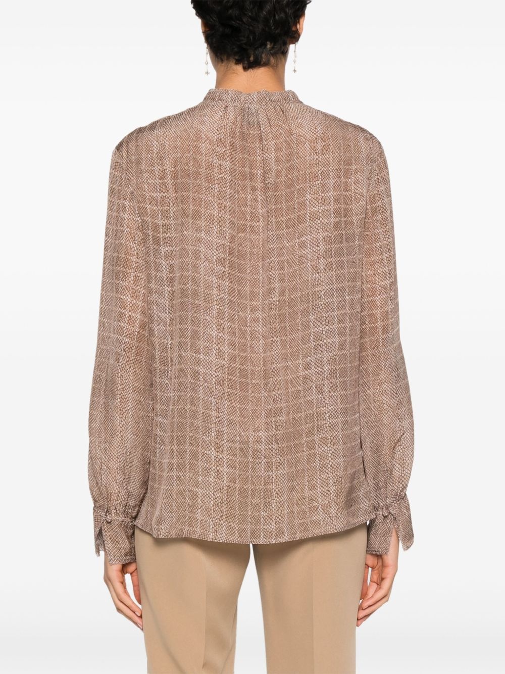 geometric-print shirt - 4