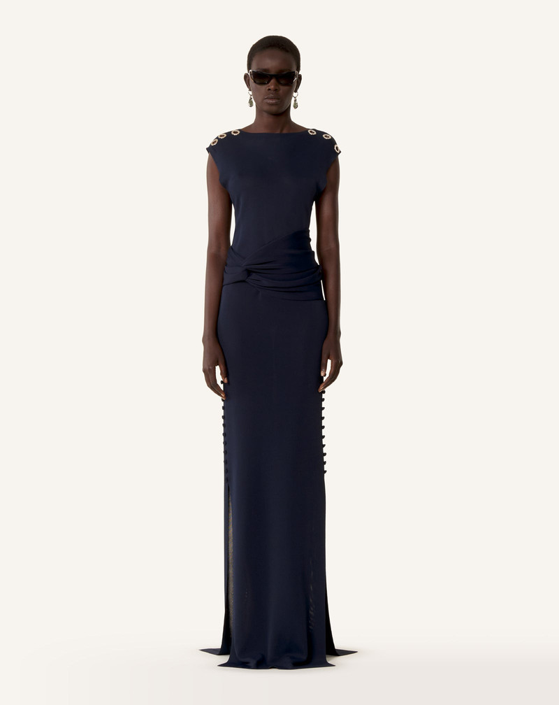 Lanvin VISCOSE FITTED CHOKER DRESS outlook