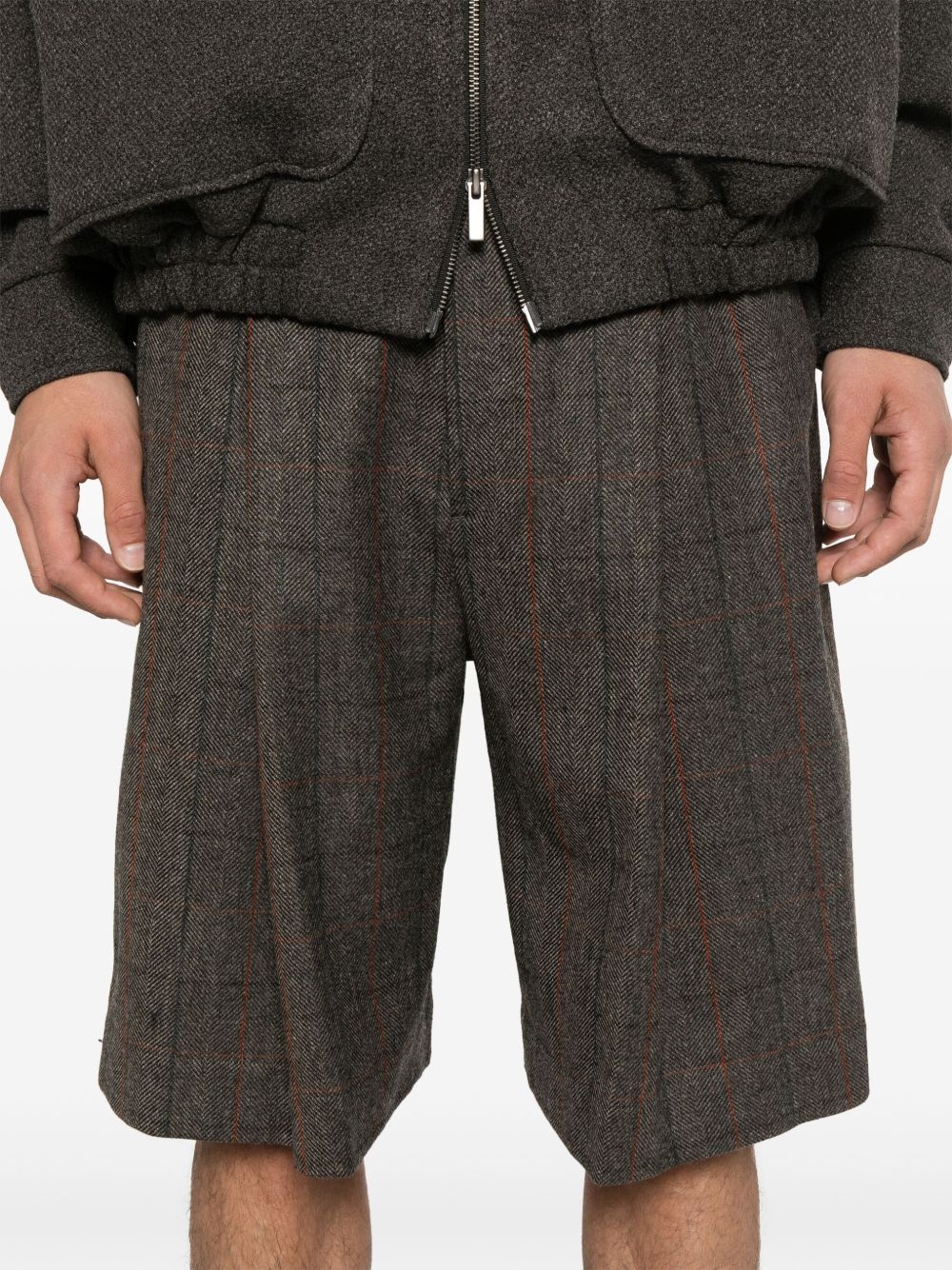 check-pattern shorts - 6