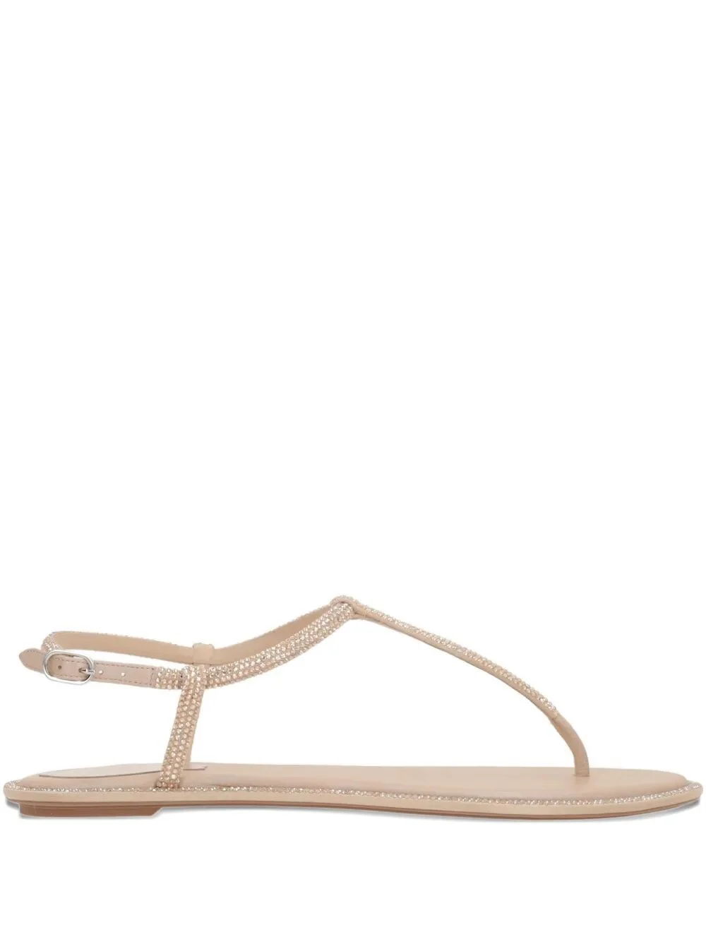 DIANA 10 CRYSTAL FLAT SANDALS - 1