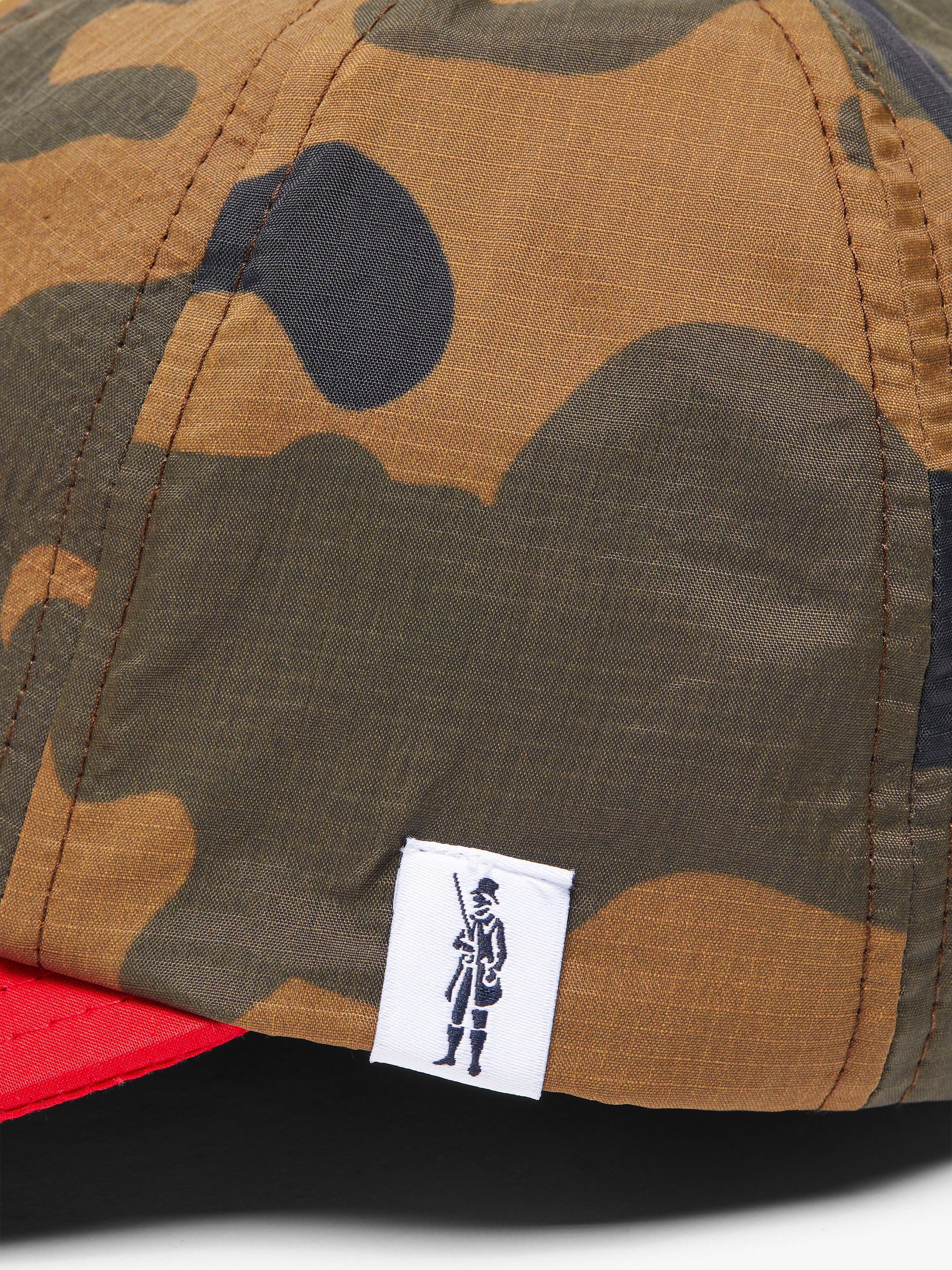 TIPPING CAMO CONTRAST RAINTEC & NYLON BASEBALL CAP | ACC-HA04 - 2