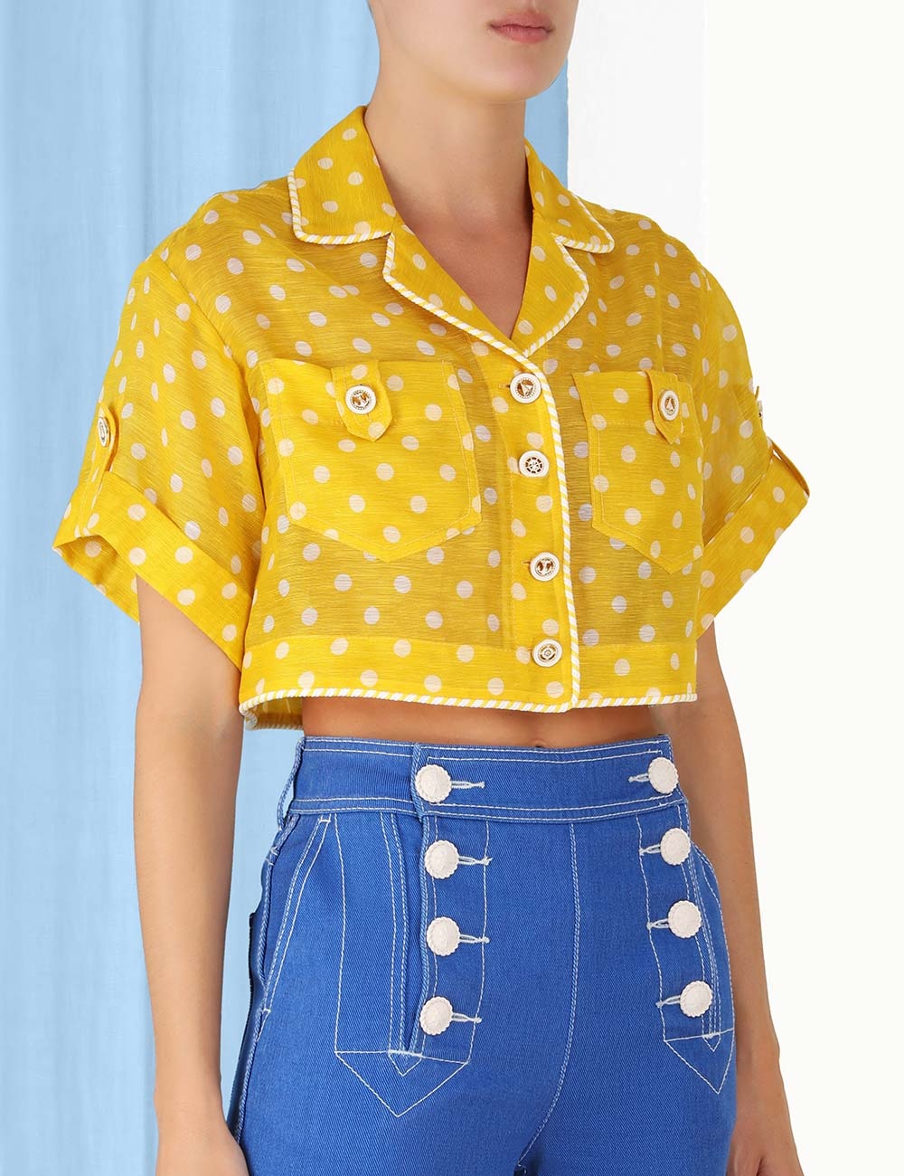 HIGH TIDE CROP SHIRT - 5