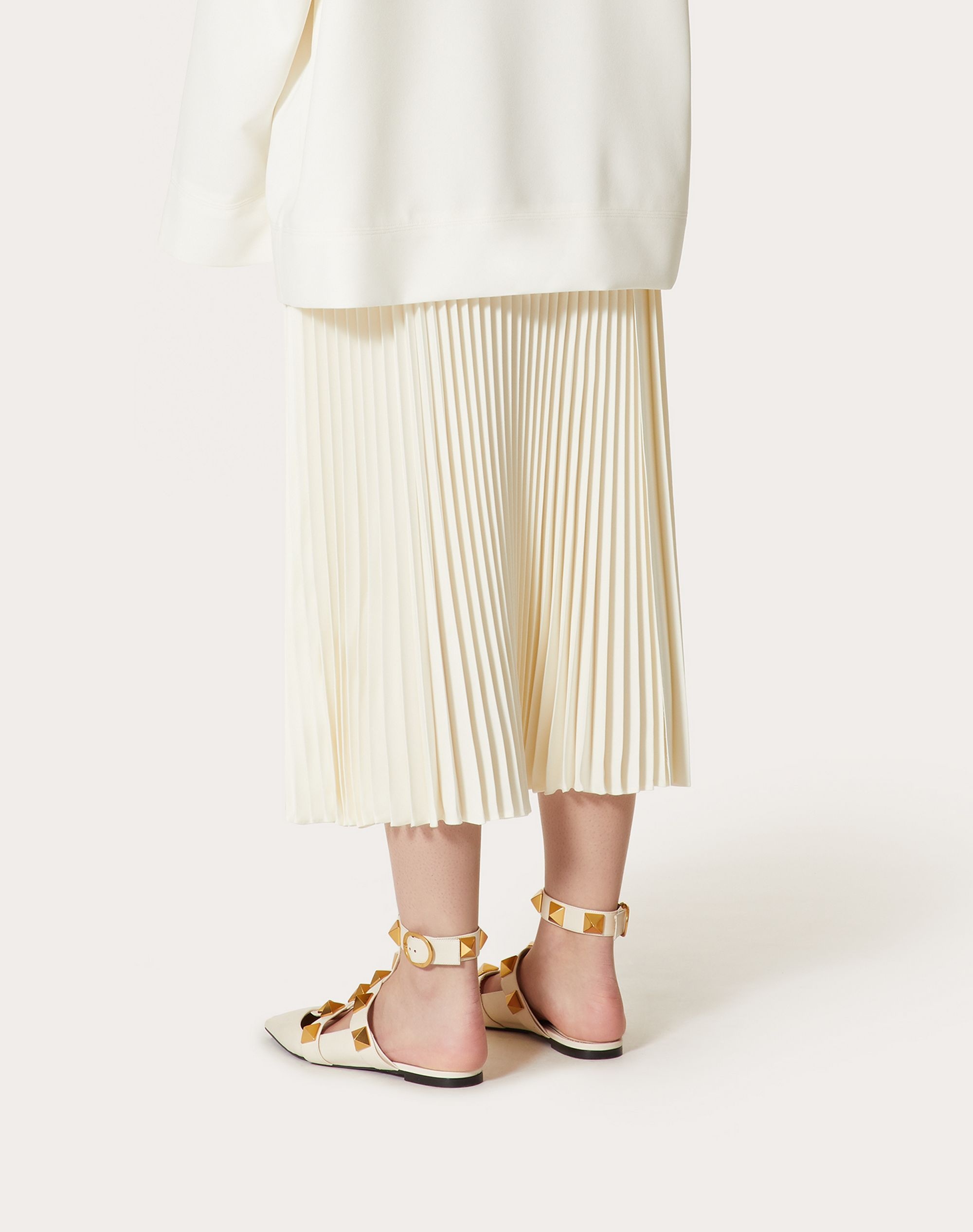 TECHNO CADY PLEATED SKIRT - 4