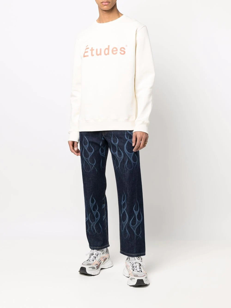 Étude logo-print organic cotton sweatshirt outlook