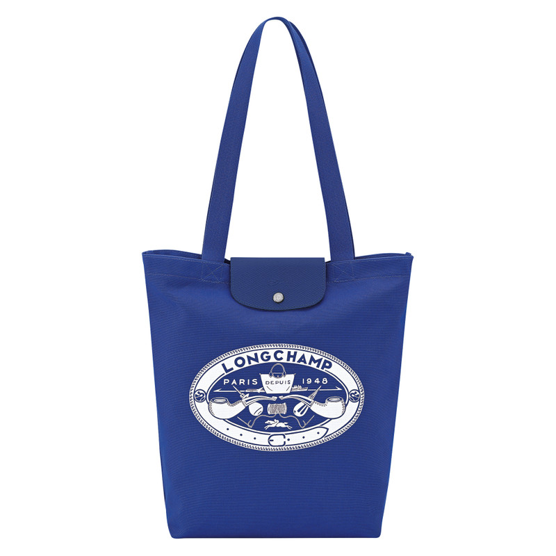 Le Pliage Collection M Tote bag Cobalt - Canvas 1
