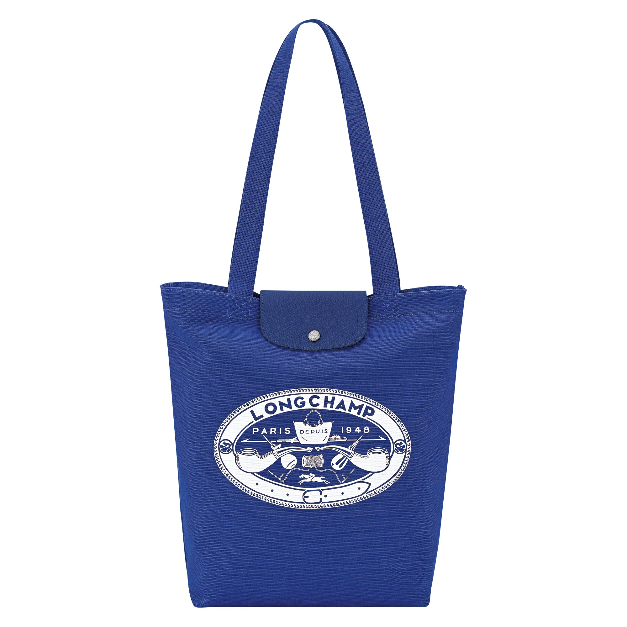 Le Pliage Collection M Tote bag Cobalt - Canvas - 1