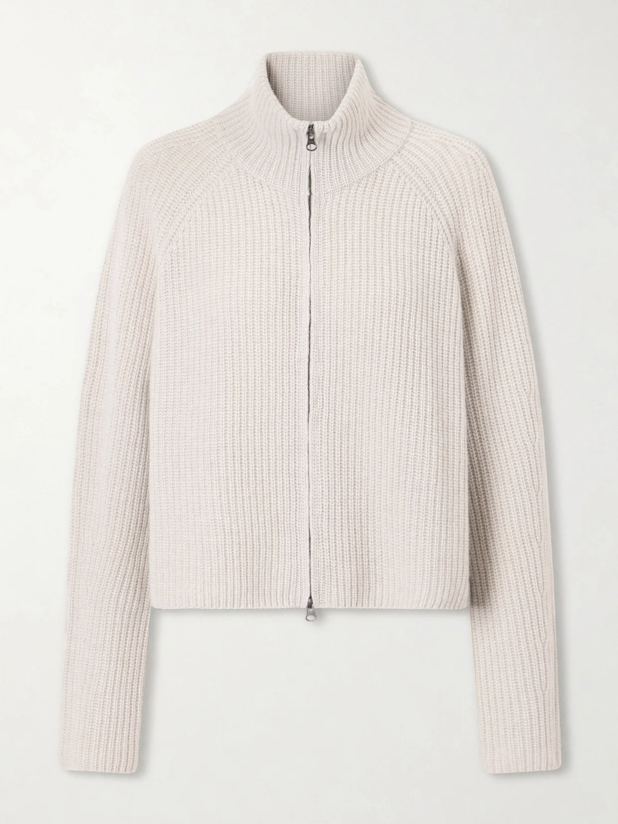 Sadie Ribbed Cashmere Cardigan - 1