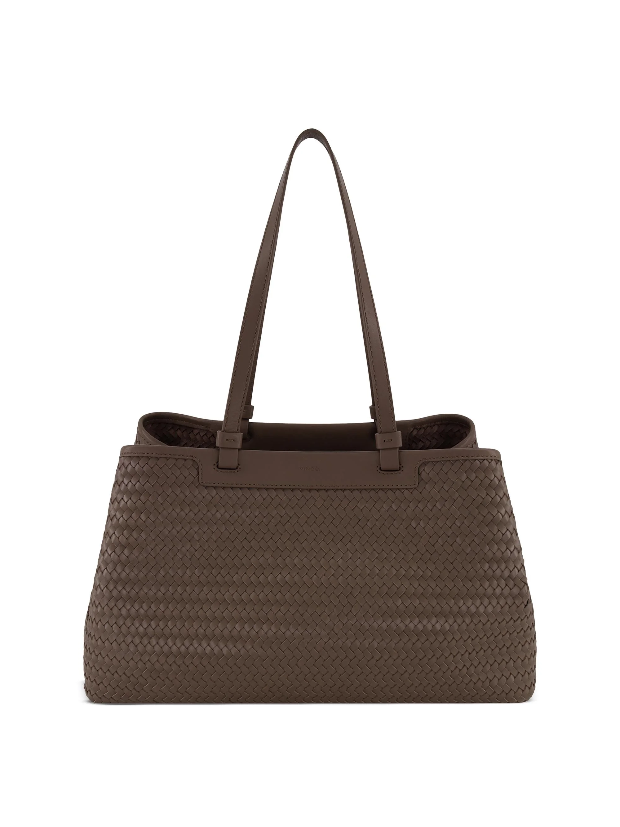 Women's Marin Woven Leather Tote Bag - Date - 1