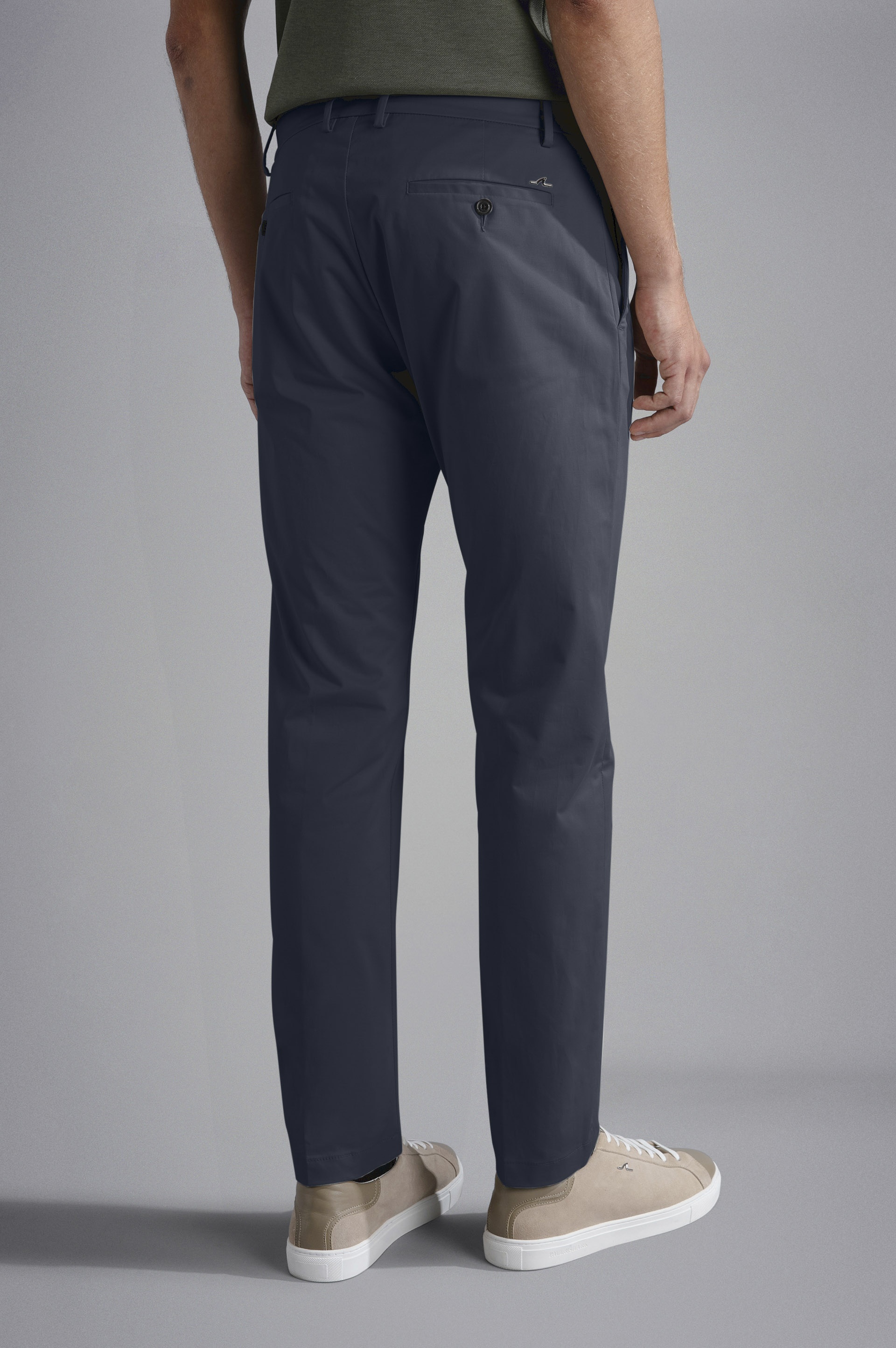SUPIMA® STRETCH COTTON CHINO TROUSERS - 3