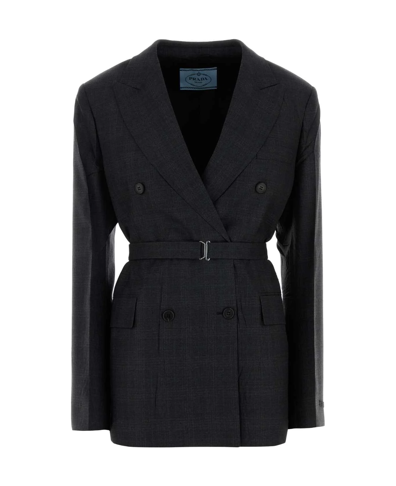 Embroidered Wool Blazer - 1