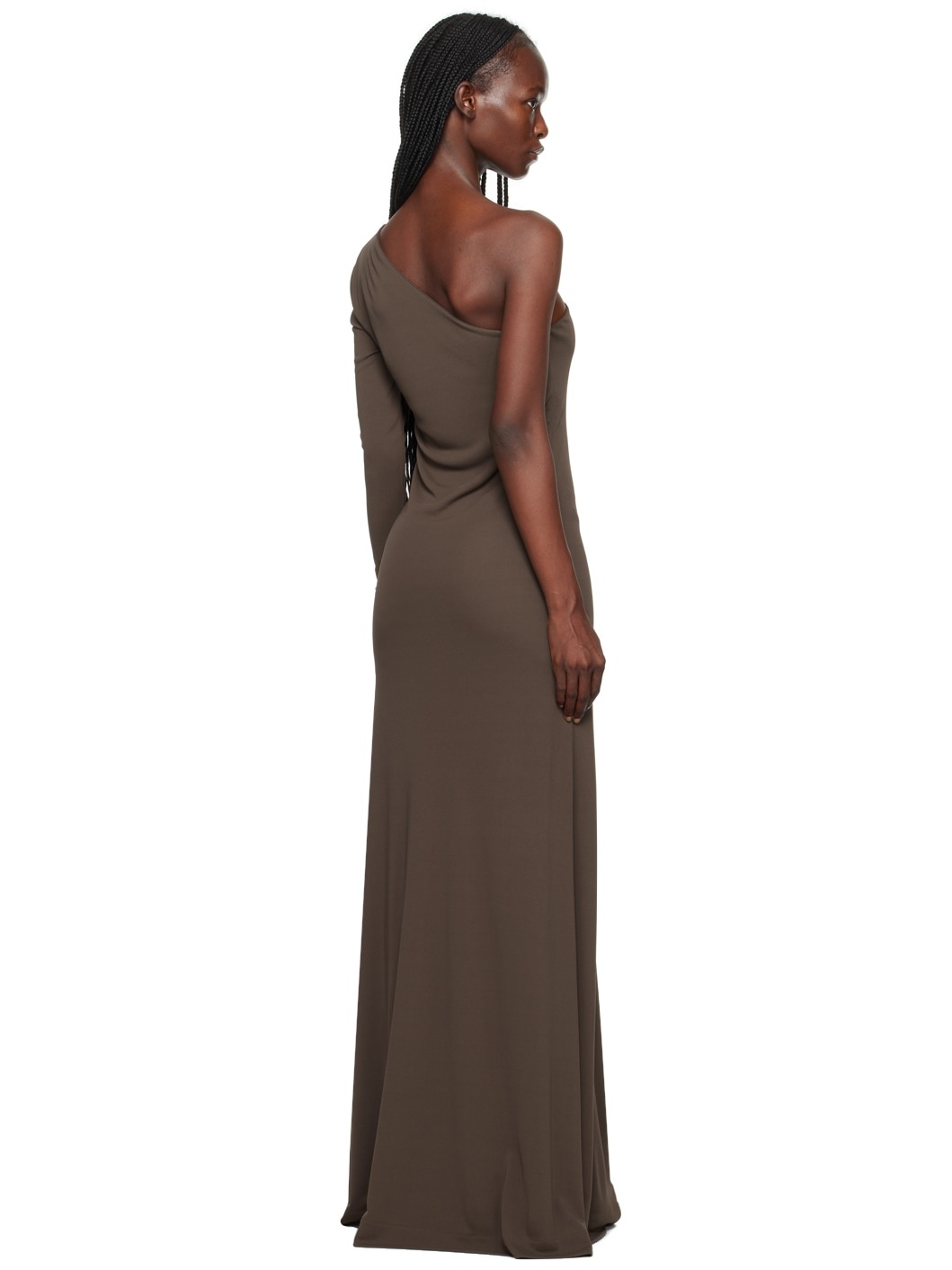 Brown Point Maxi Dress - 3