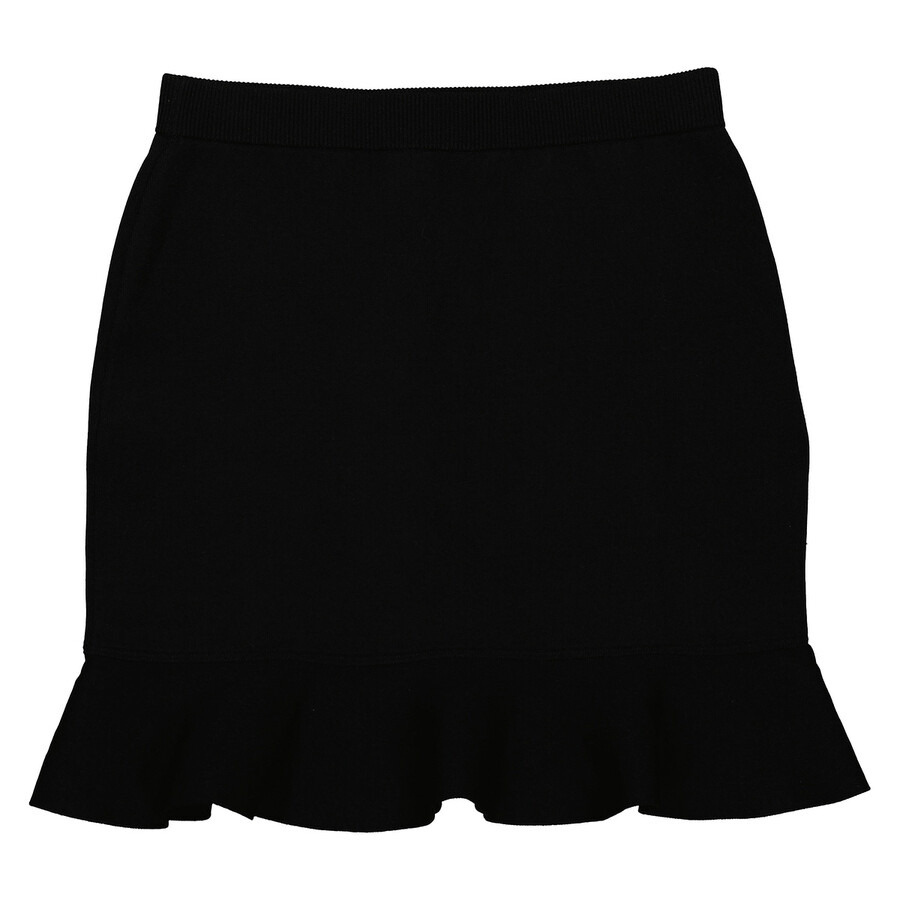 JW Anderson Viscose Blend Ruffled Hem Mini Skirt - 2