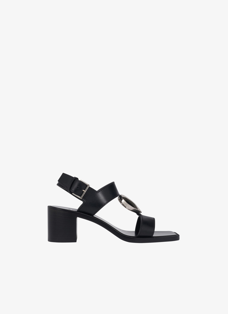 LE CŒUR SANDALS IN LAMBSKIN - 1