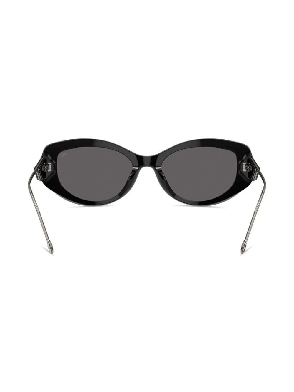 logo-plaque cat-eye sunglasses - 3