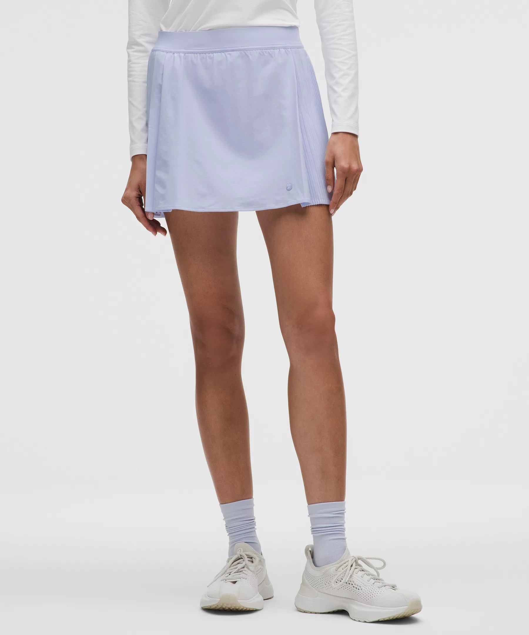 Side-Pleat High-Rise Tennis Skirt *Regular - 2