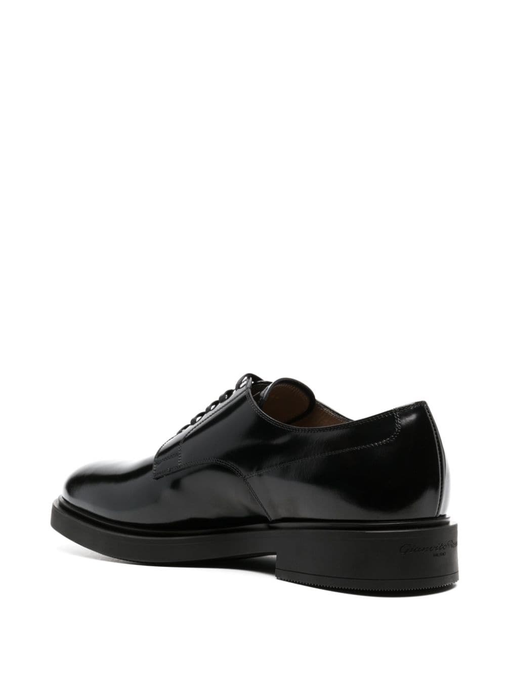 polished-finish oxford shoes - 3