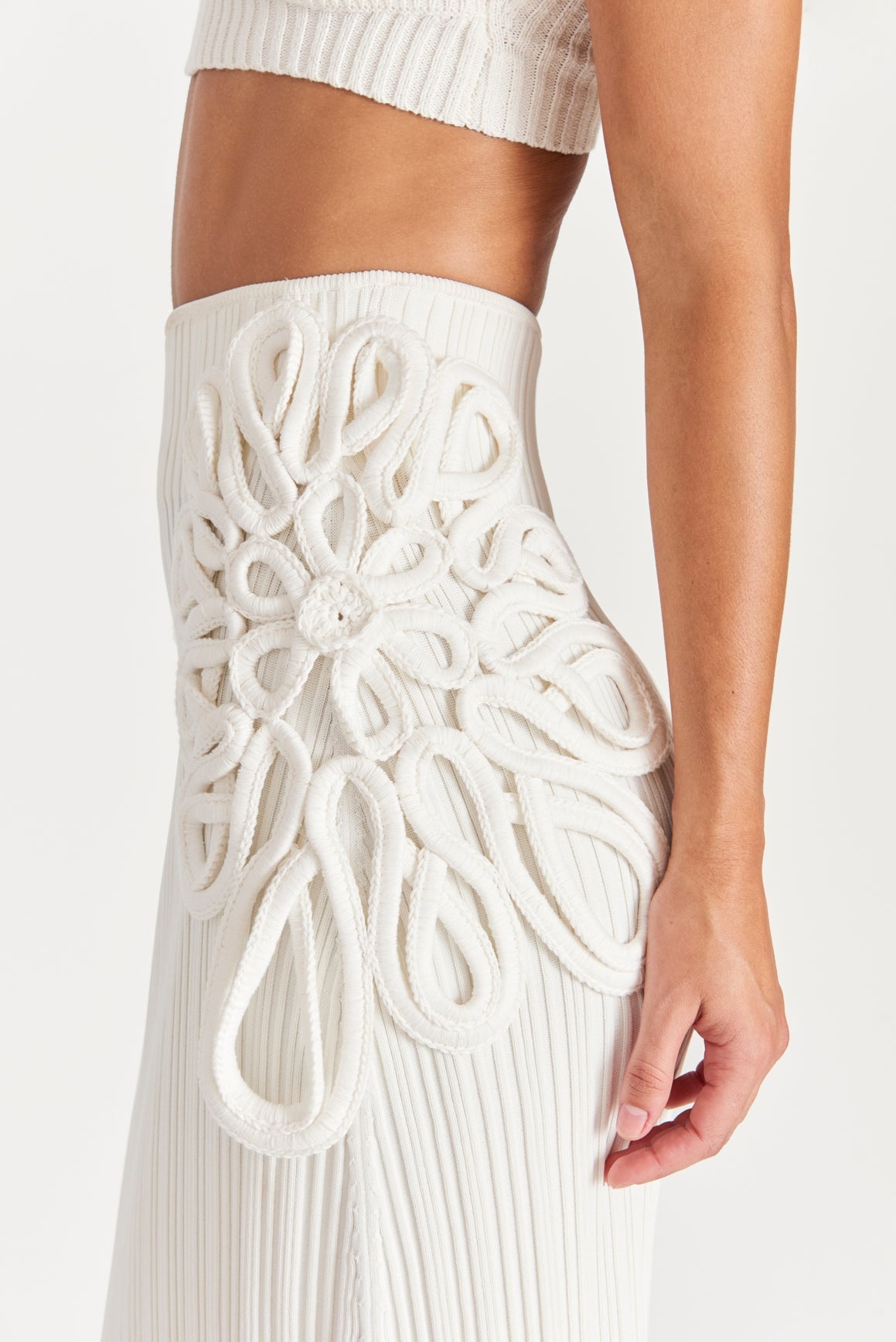 CHASINA KNIT SKIRT - 4