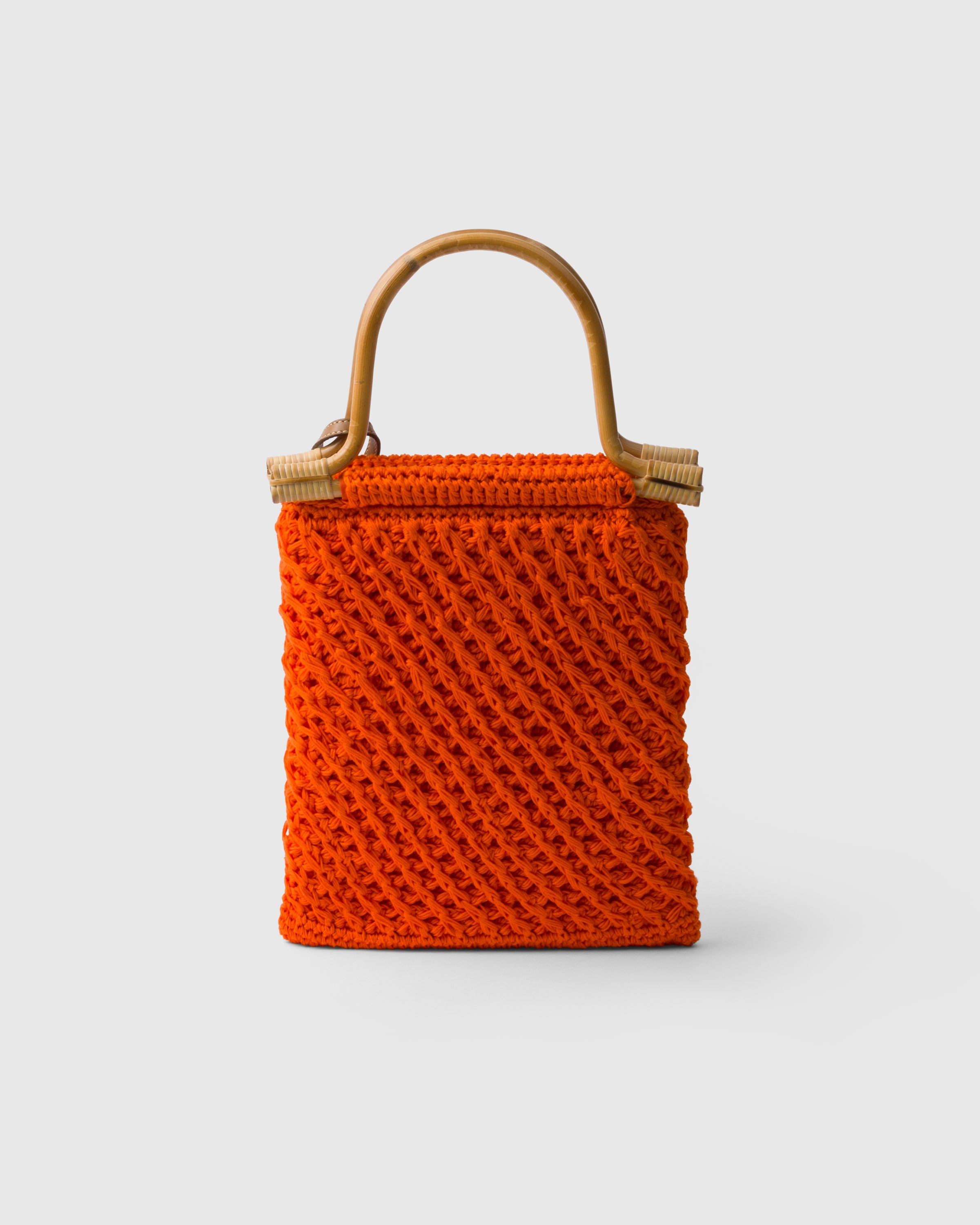 Cotton crochet mini-handbag - 4