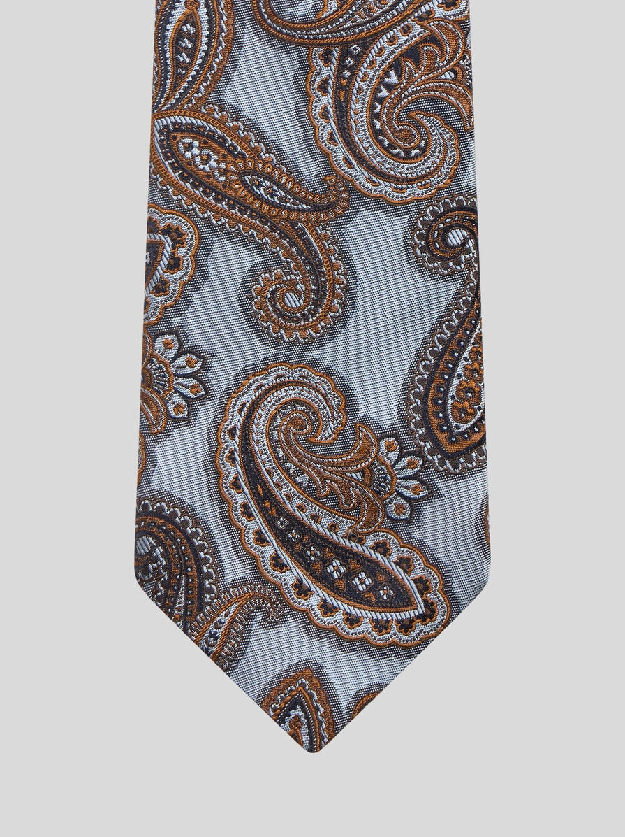 PAISLEY SILK JACQUARD TIE - 3