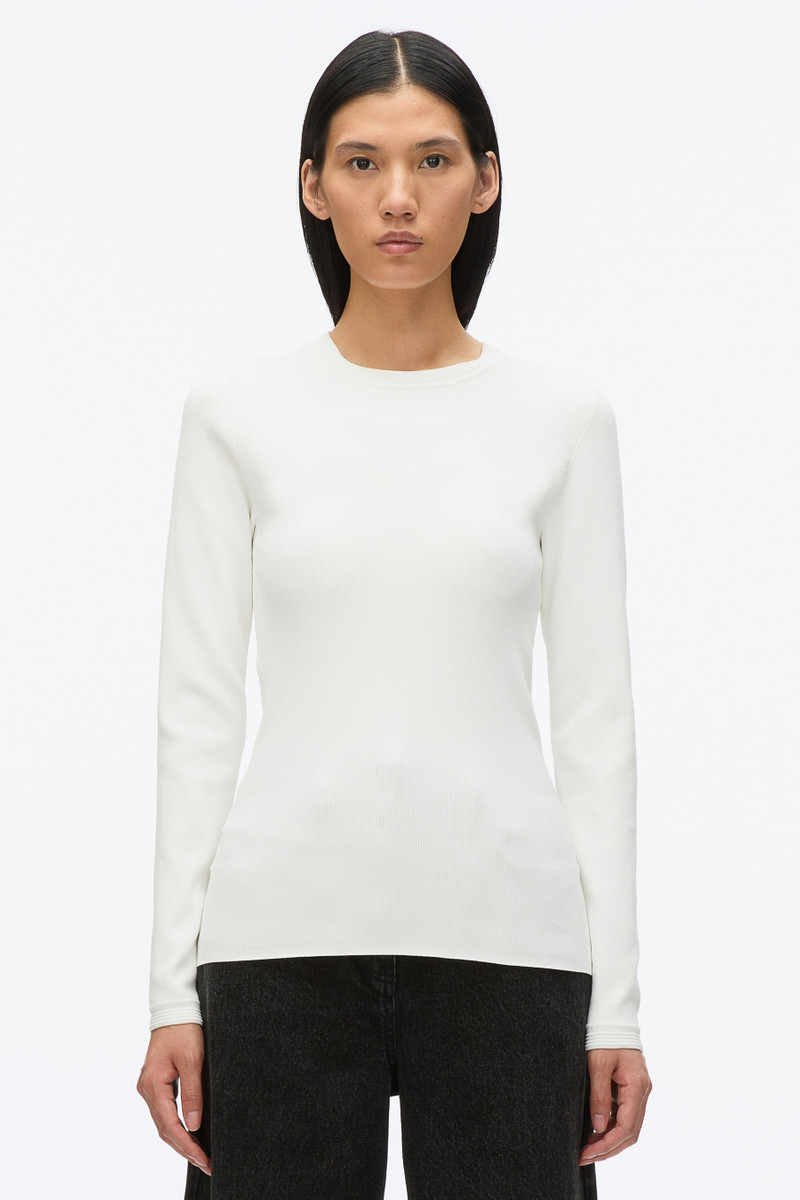Compact Rib Long Sleeve Tee 3
