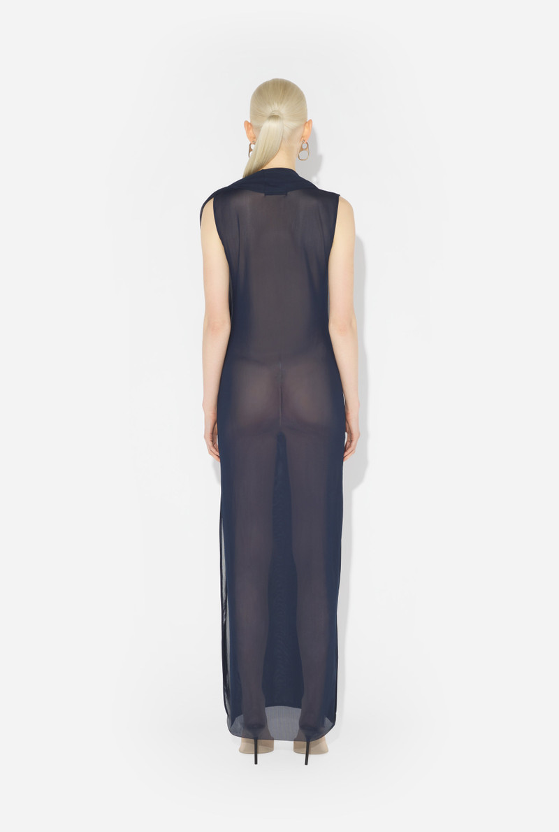 THE LONG NAVY EMBROIDERED DRESS 2