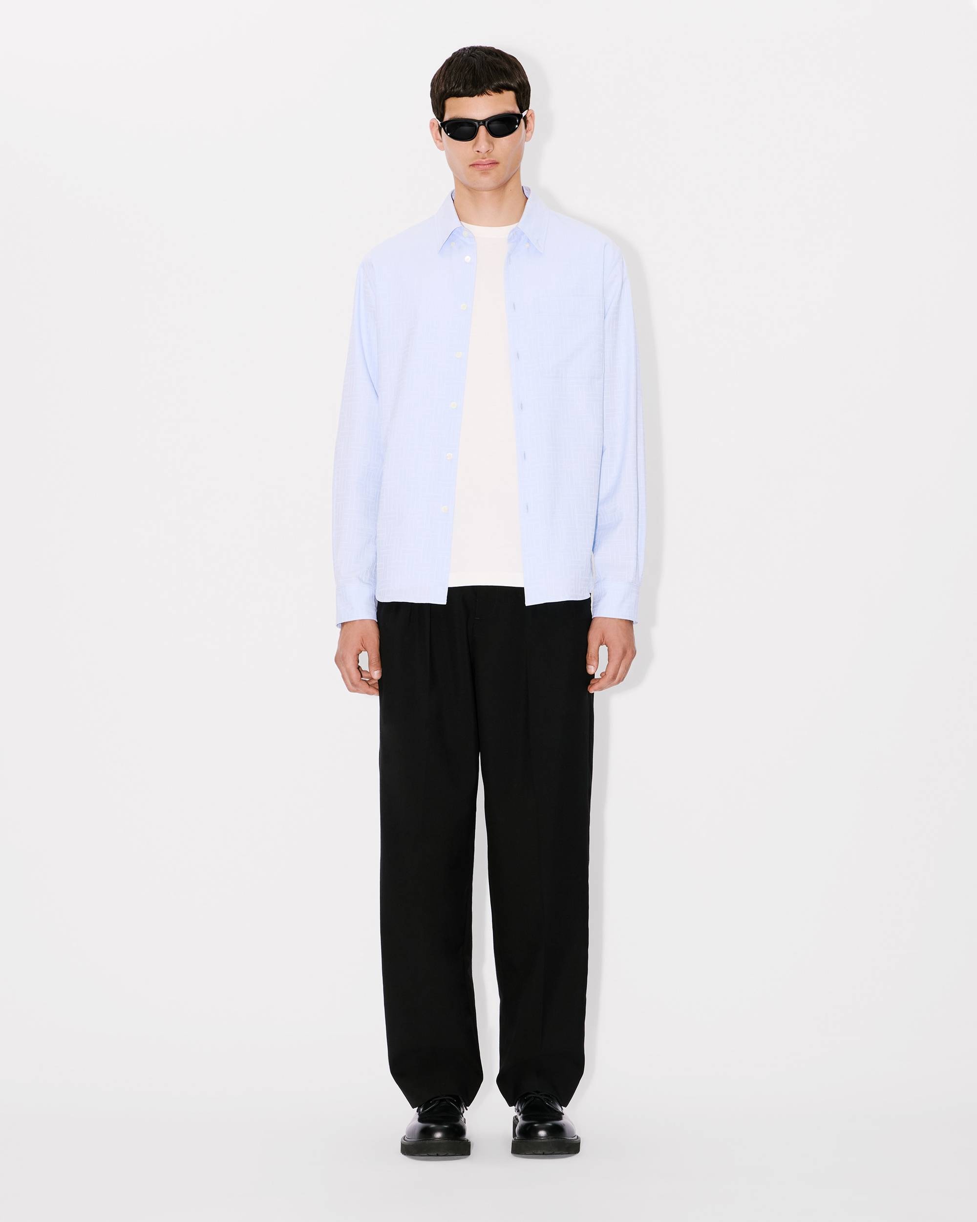 'KENZO Weave' jacquard slim shirt - 5