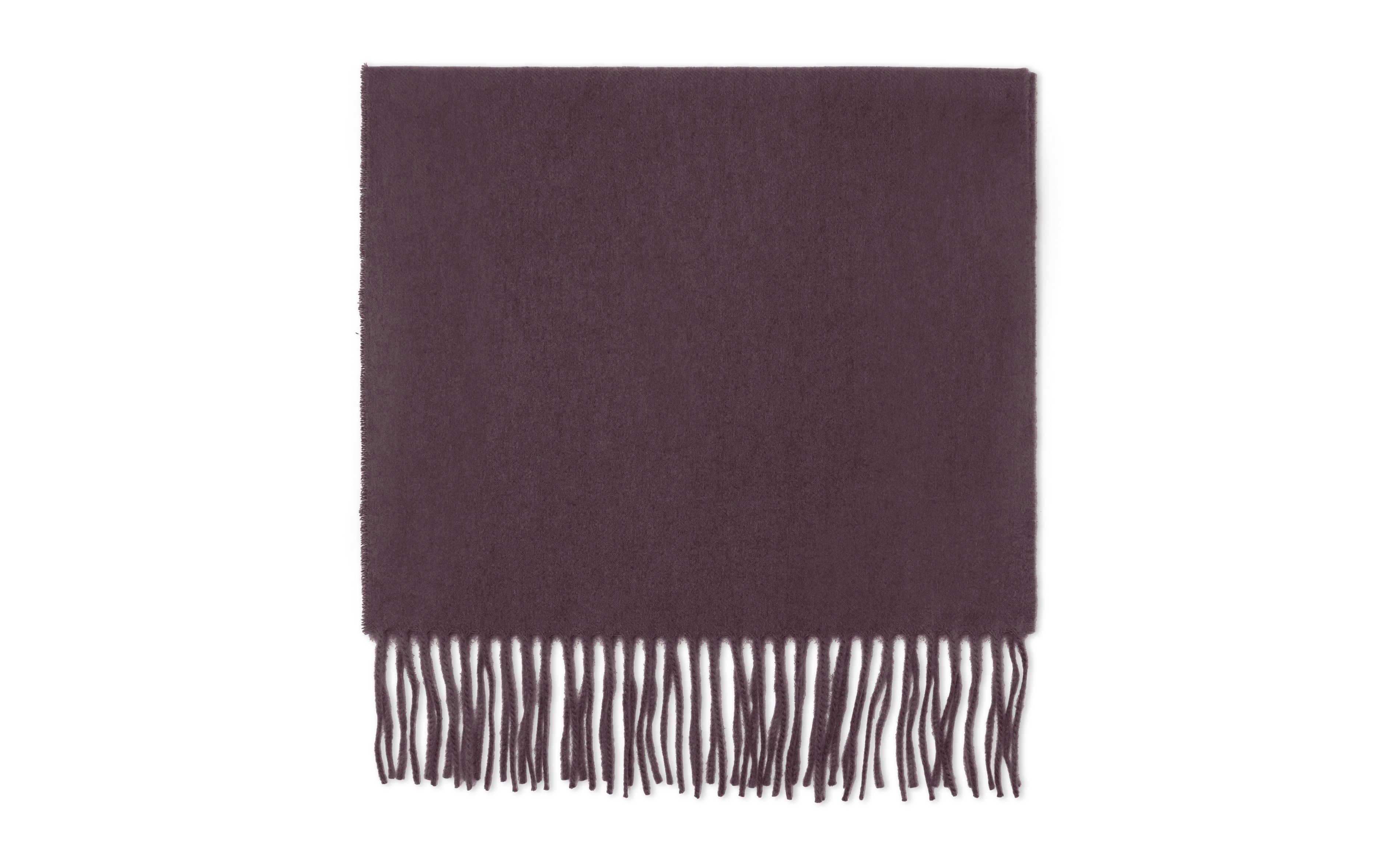 Dark Purple Cashmere Scarf - 1