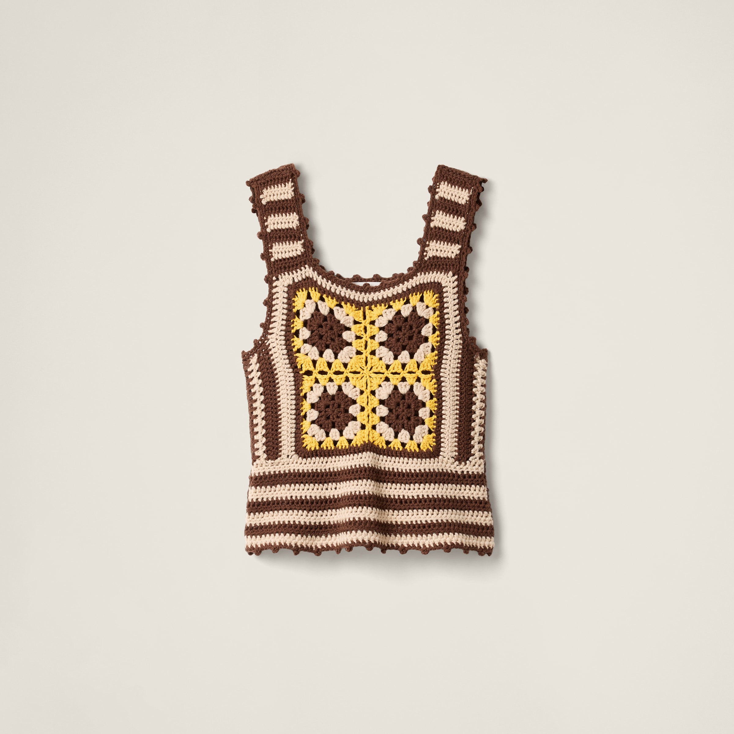Crochet cashmere top - 1