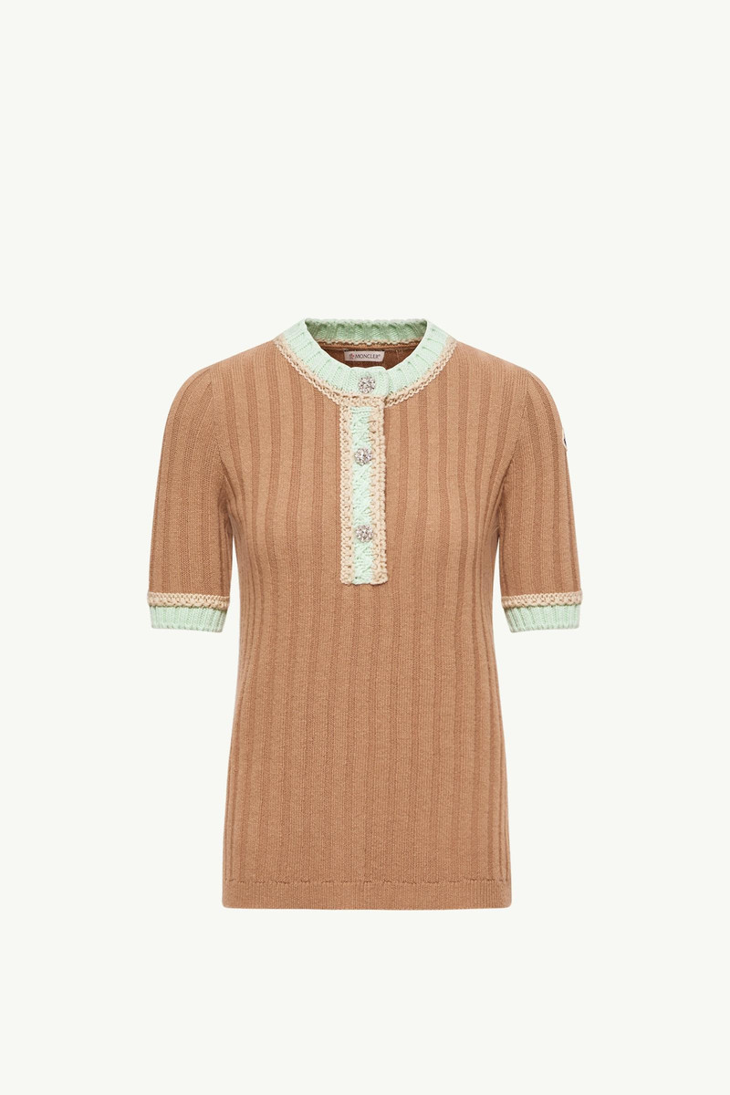 Jewel Buttons Wool & Cashmere Sweater 1
