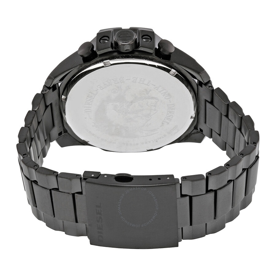 Diesel Mega Chief Black Ion-plated Stainless Steel Men's Watch DZ4318 - 3