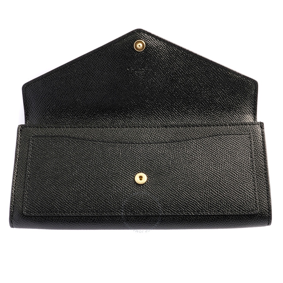 Coach Black Ladies Soft Slim Wallet - 4