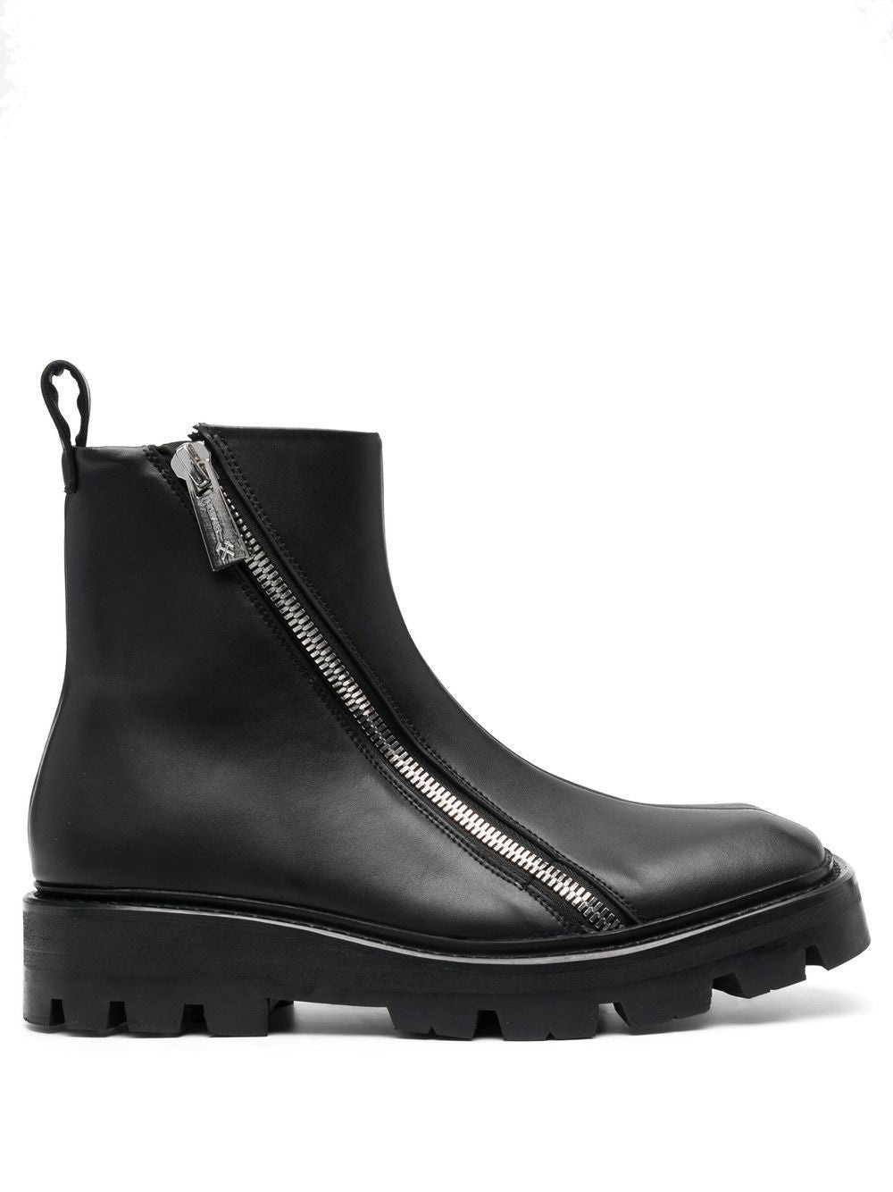 DOUBLE-ZIP ANKLE BOOTS - 5