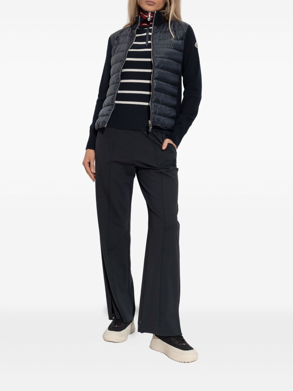 high-neck striped jumper - 2