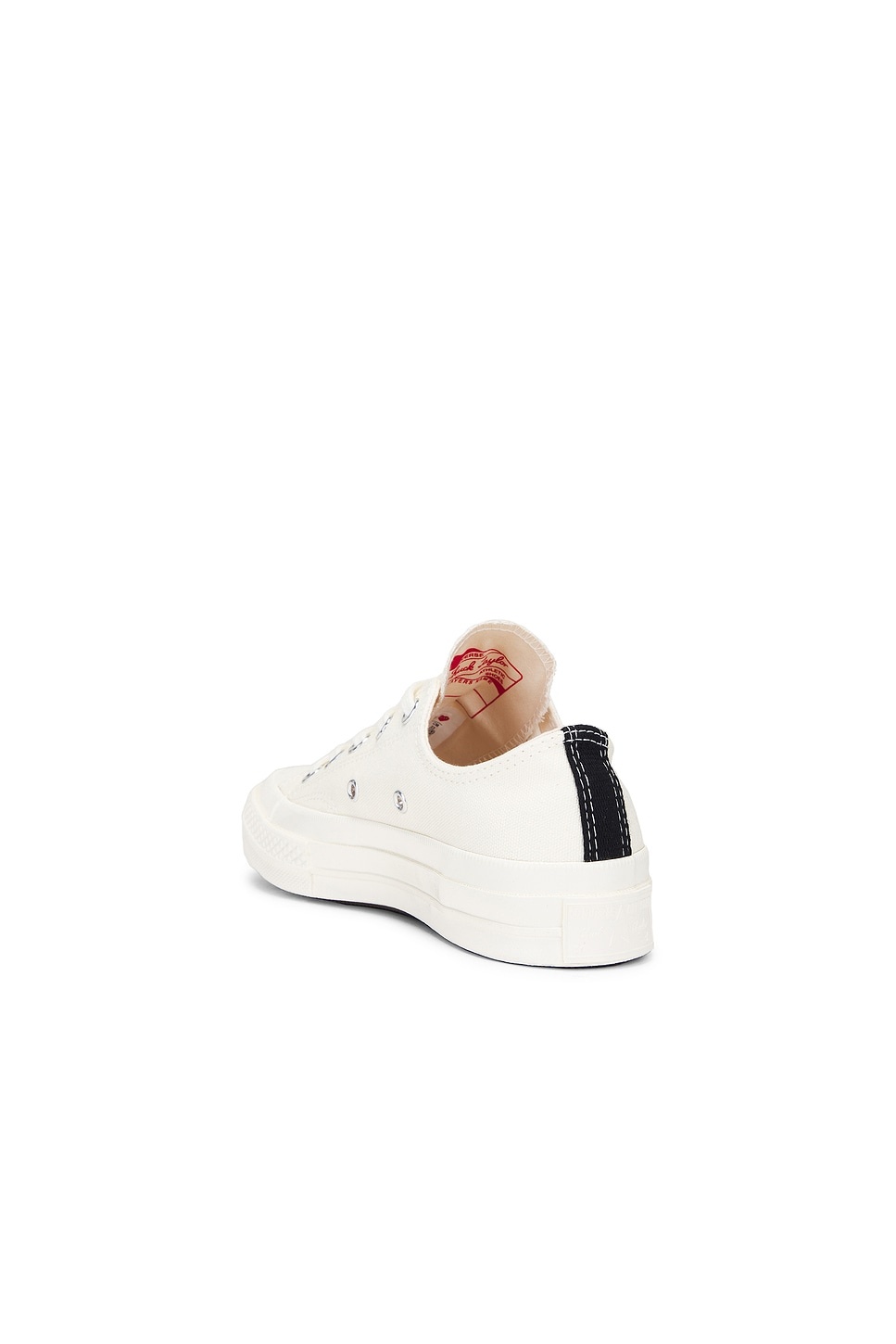 Small Red Heart Low Top Sneaker - 3