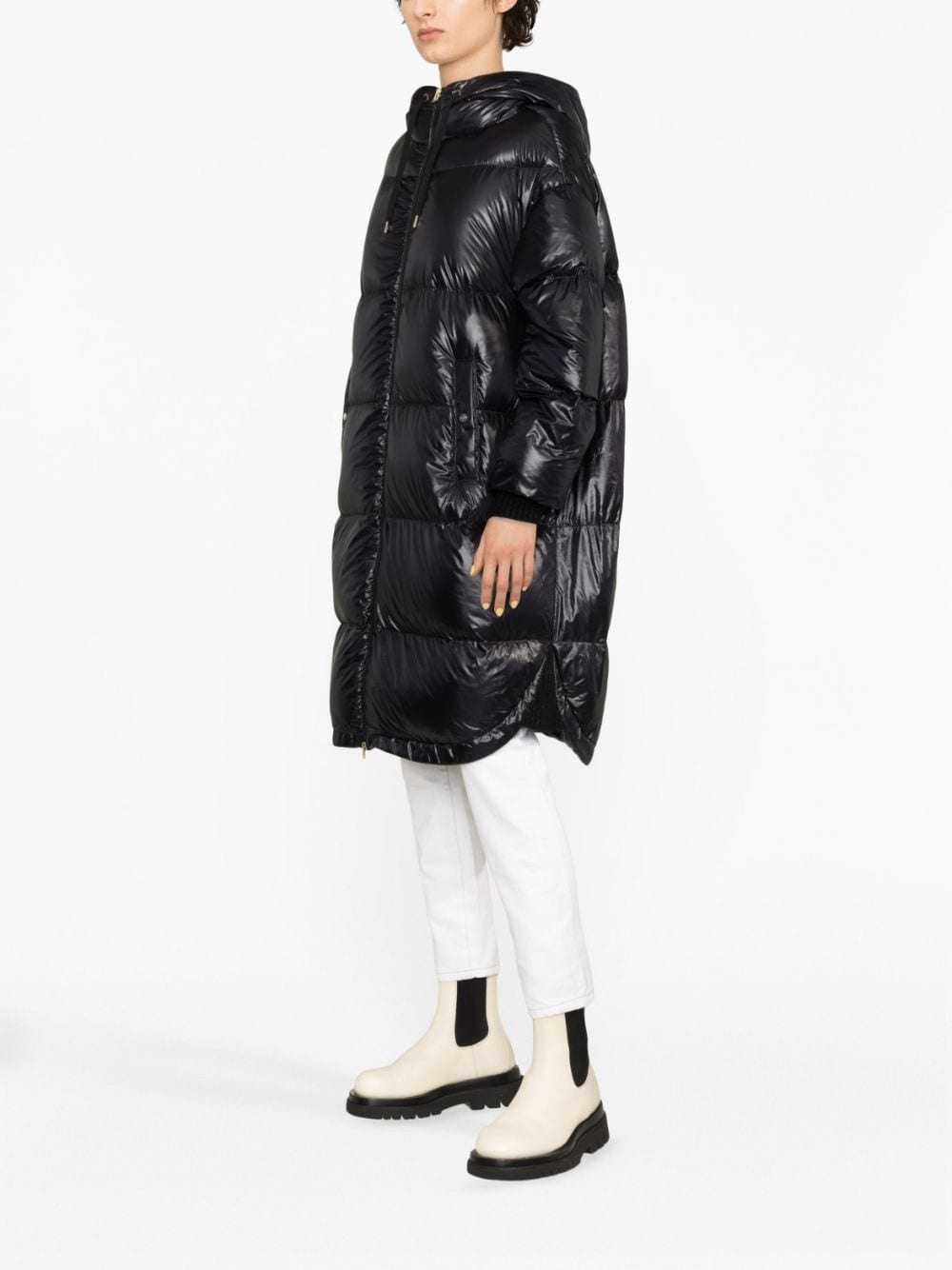 hooded puffer coat - 4