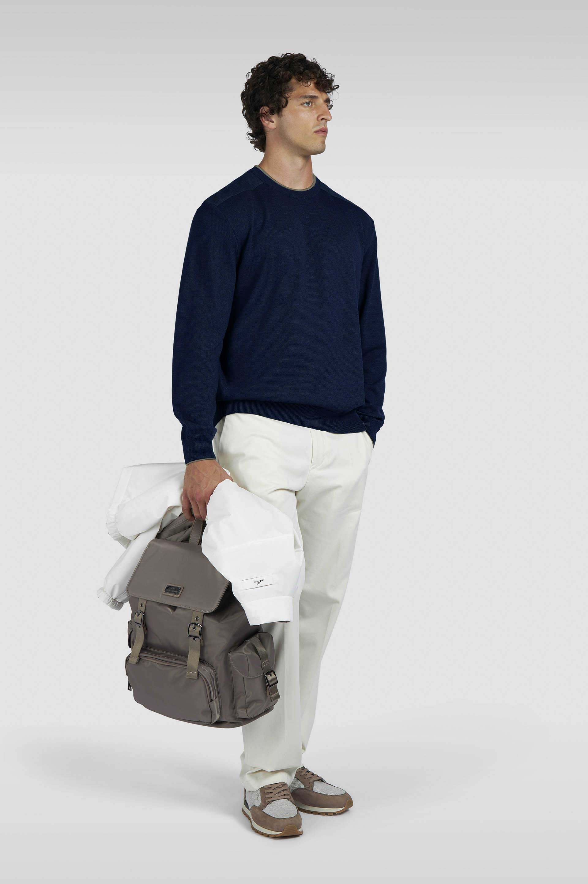 MERINO EXTRAFINE CREWNECK SWEATER - 2