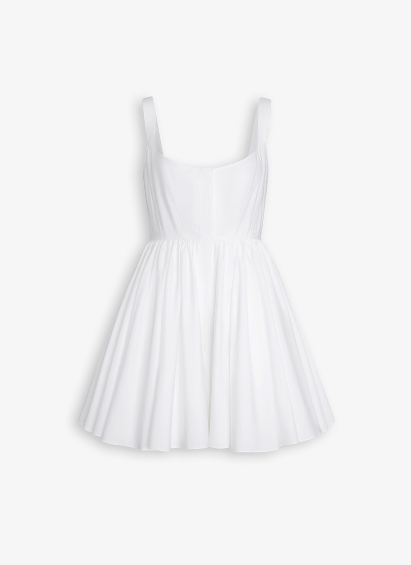 SKATER DRESS IN COTTON POPLIN - 1