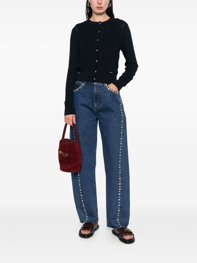 Sandro button-fastening cardigan outlook