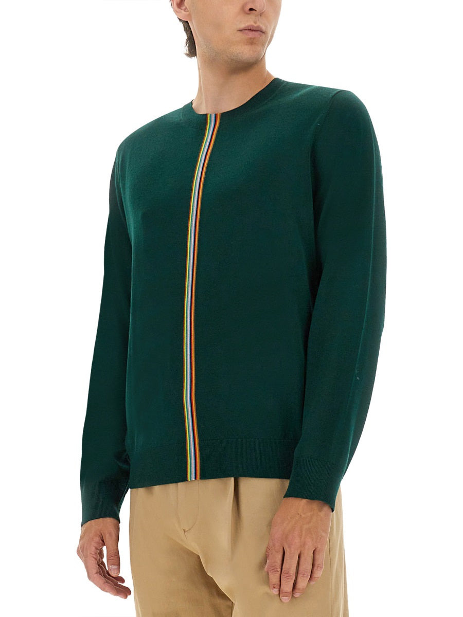 Paul Smith Men Jersey With Striped Detail - 4