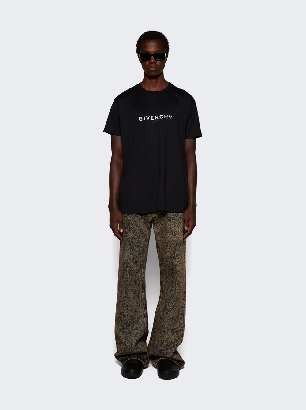 Reverse Print Tee Black - 2