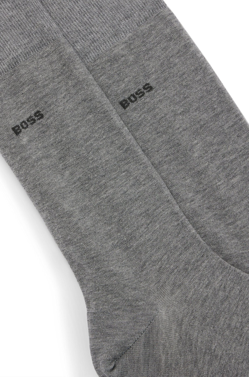 BOSS TWO-PACK OF REGULAR-LENGTH SOCKS IN STRETCH COTTON outlook