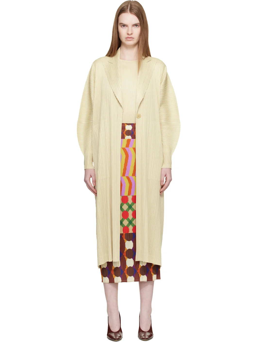 Beige Monthly Colors December Coat - 1