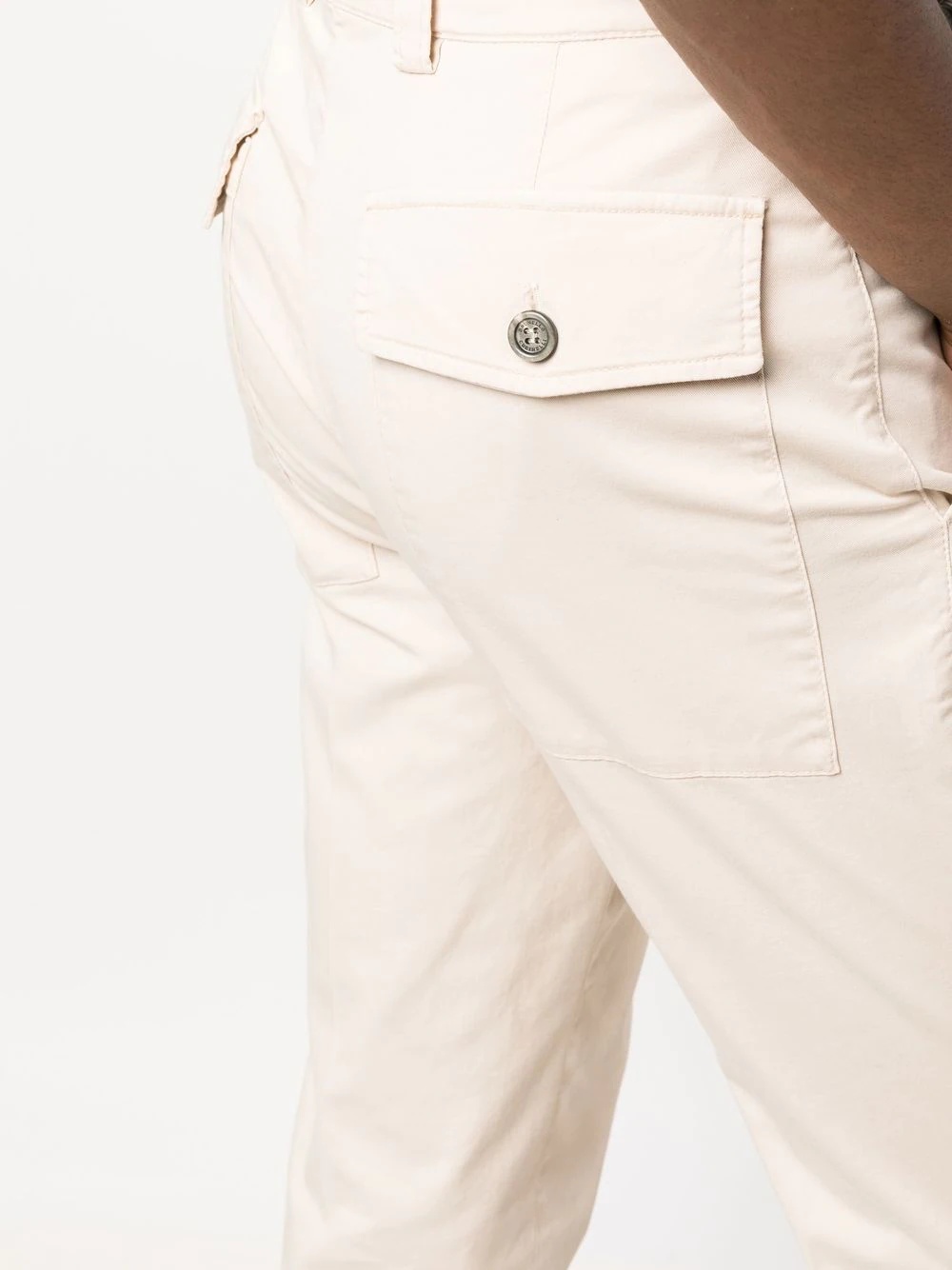 mid-rise tailored chinos - 5