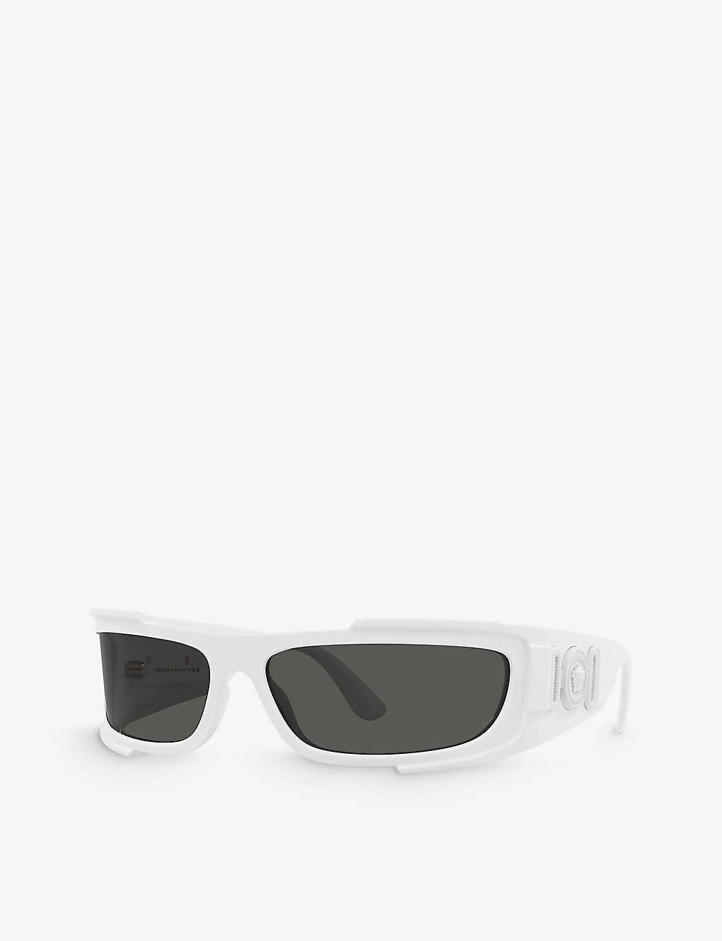VE4446 branded-arm rectangle-frame acetate sunglasses - 2